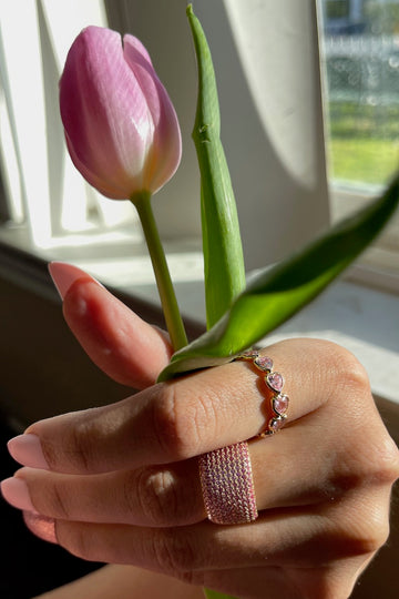 ETERNAL LOVE RING- LIGHT PINK